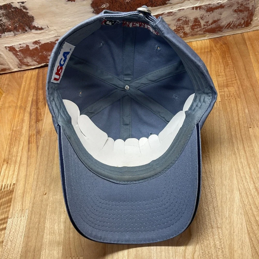 USGA 2010 US Open Pebble Beach Member Hat Blue Gray Adjustable Golf Cap